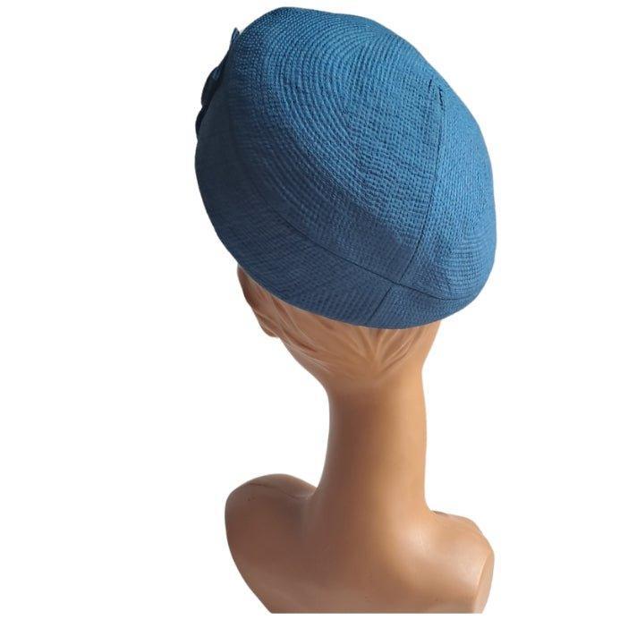 Azul sombrero boina - Boutique Insomnia Vintage