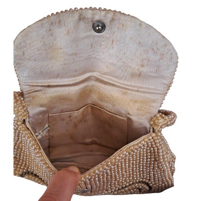 Beis y gris mini bolso - Boutique Insomnia Vintage
