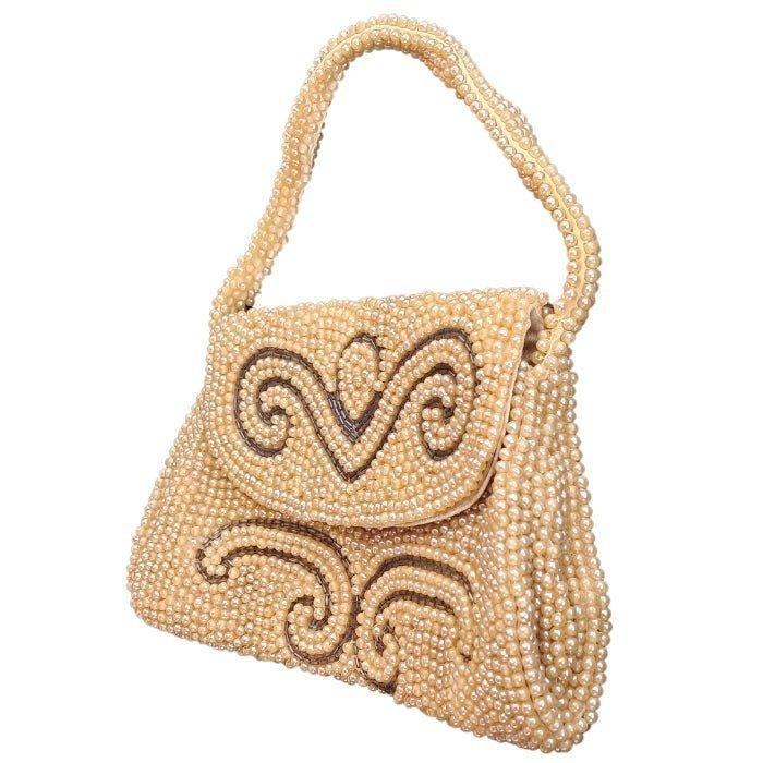 Beis y gris mini bolso - Boutique Insomnia Vintage