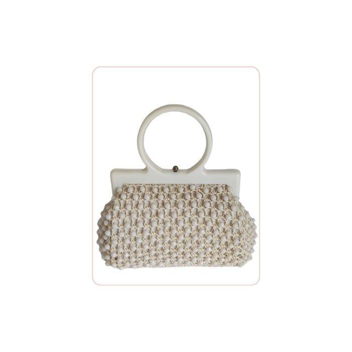 Blanco bolso Gladys Golden - Boutique Insomnia Vintage