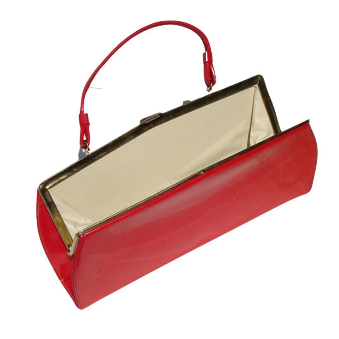 Rojo bolso charol - Boutique Insomnia Vintage