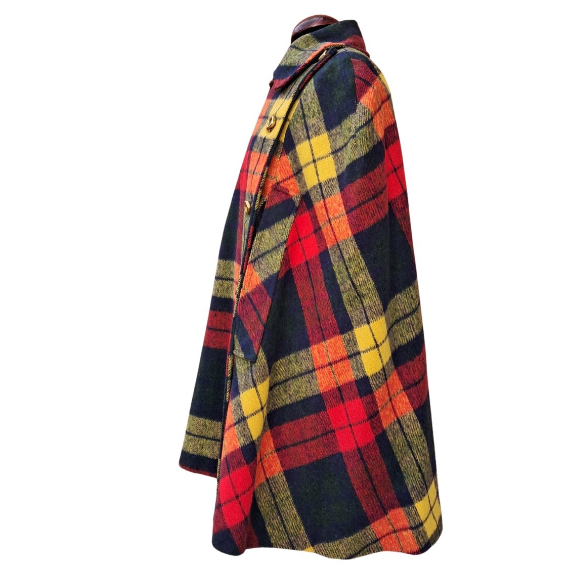 Capa corta tartan - Boutique Insomnia Vintage