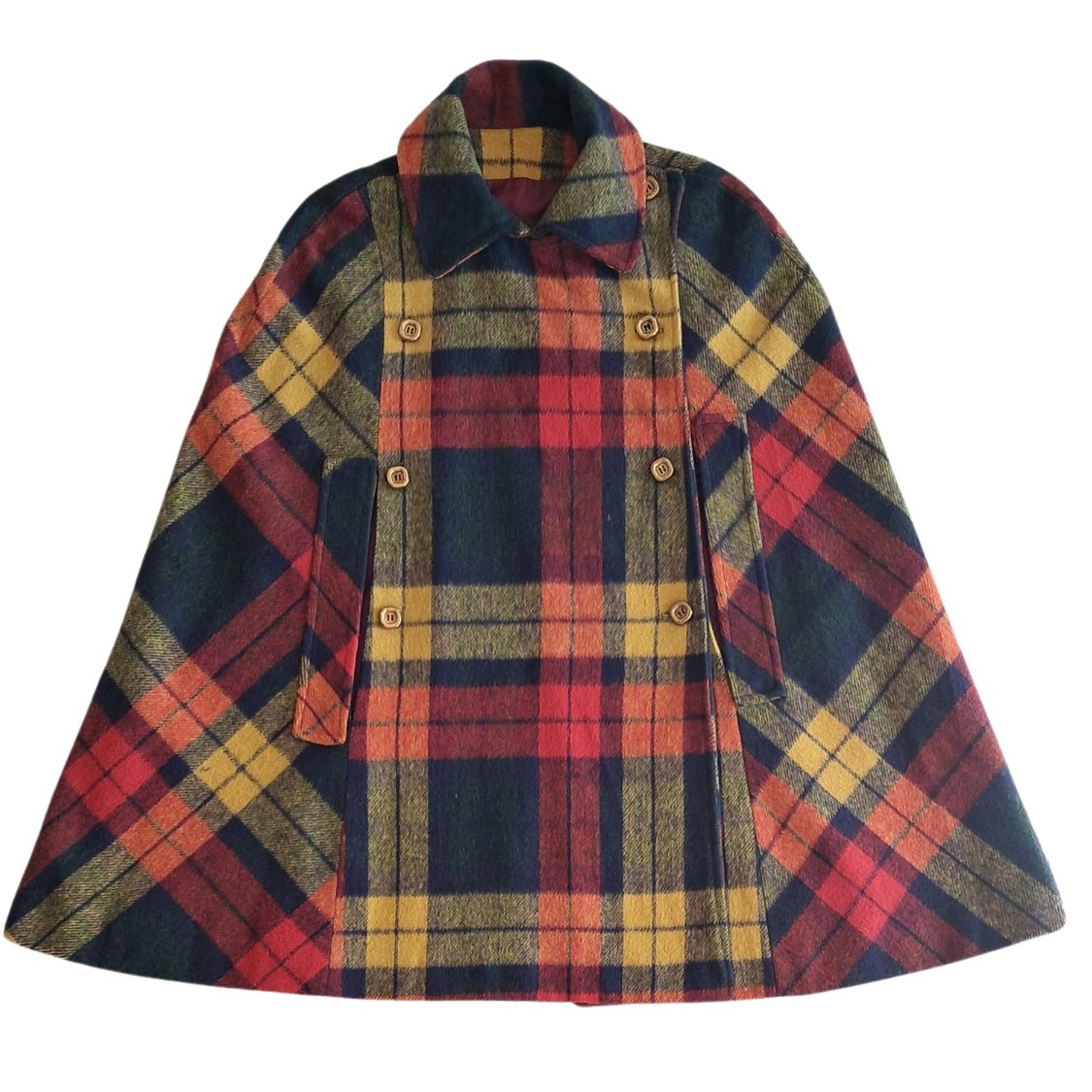Capa corta tartan - Boutique Insomnia Vintage