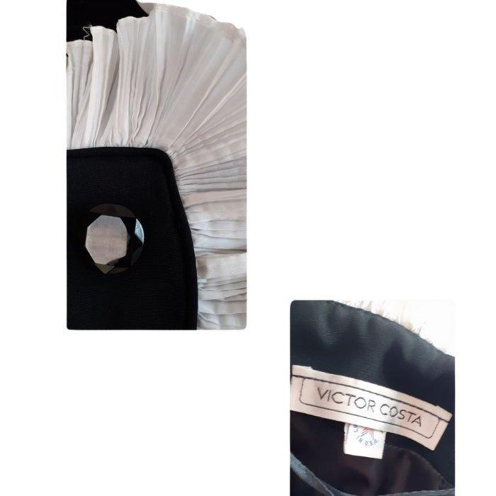 Negro vestido Victor Costa - Boutique Insomnia Vintage