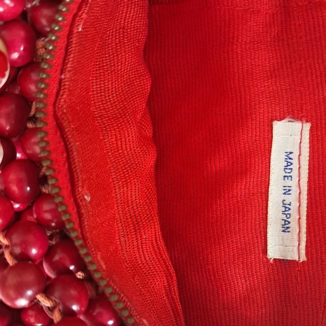 Rojo clutch madera - Boutique Insomnia Vintage