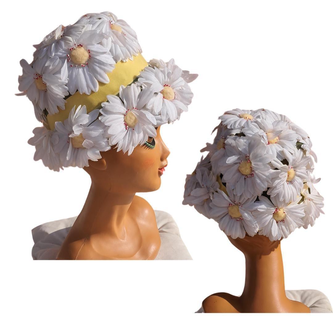 Sombrero de margaritas de Evelyn Varon - Boutique Insomnia Vintage