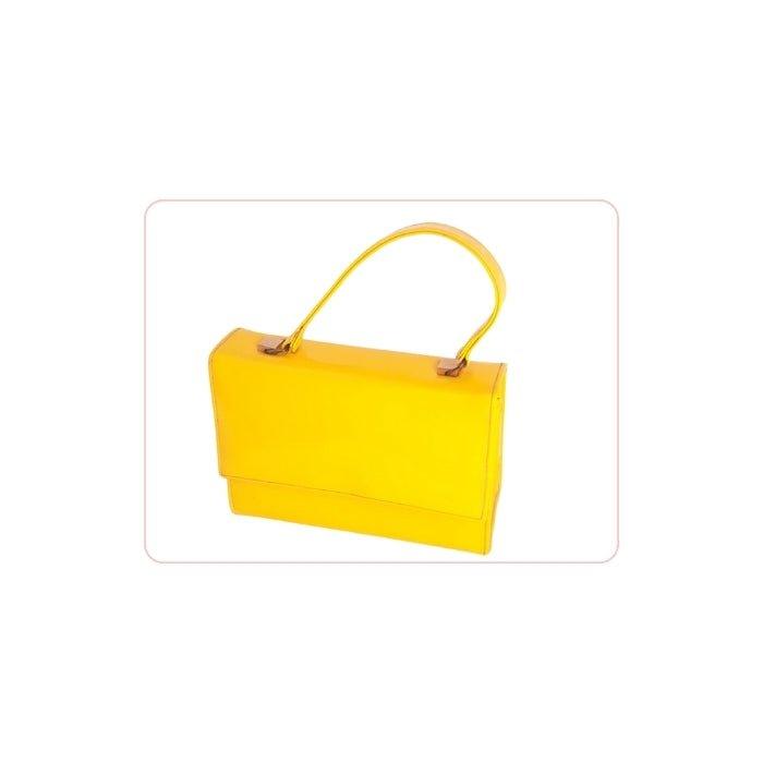 Amarillo bolso charol - Boutique Insomnia Vintage