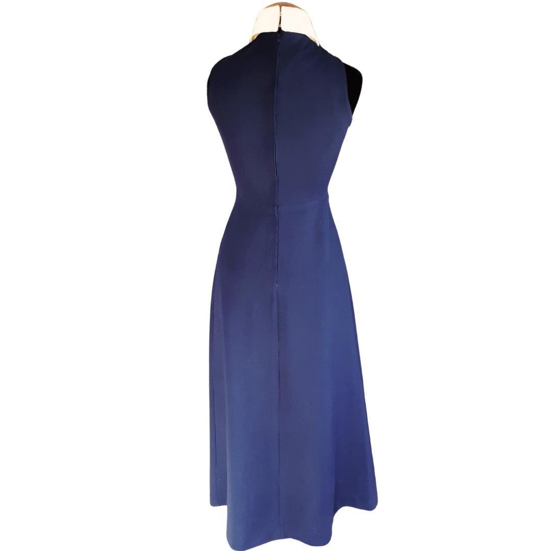 Azul noche vestido largo - Boutique Insomnia Vintage