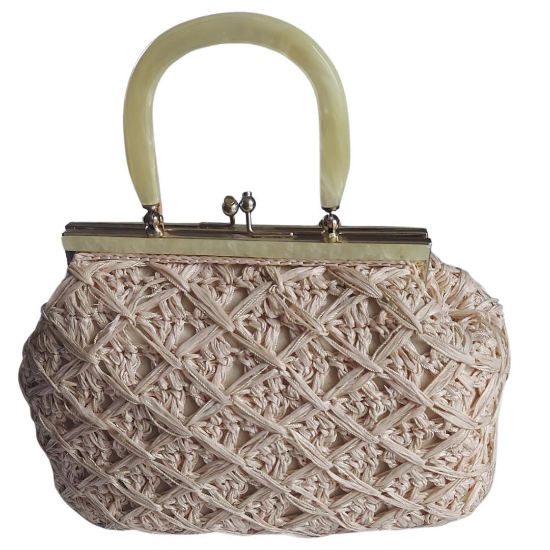 Beis bolso macramé - Boutique Insomnia Vintage