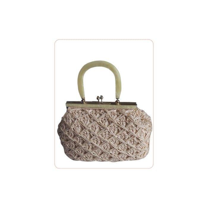 Beis bolso macramé - Boutique Insomnia Vintage