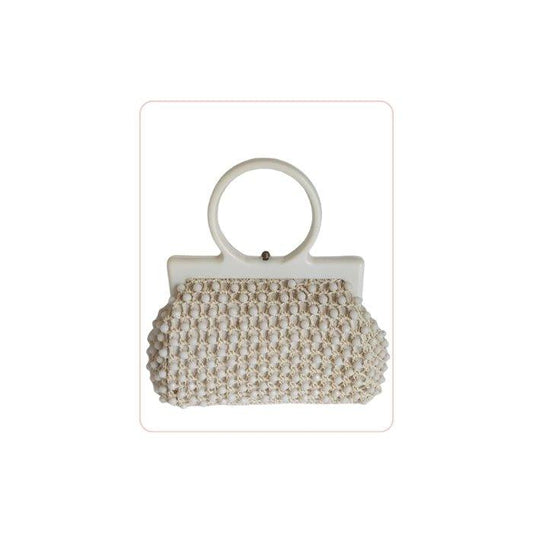 Blanco bolso Gladys Golden - Boutique Insomnia Vintage