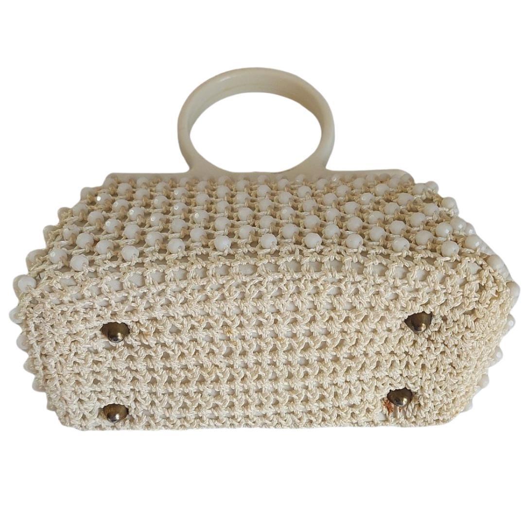 Blanco bolso Gladys Golden - Boutique Insomnia Vintage