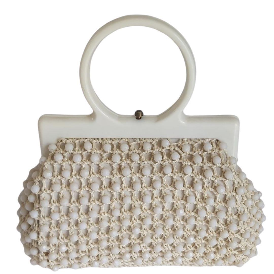 Blanco bolso Gladys Golden - Boutique Insomnia Vintage