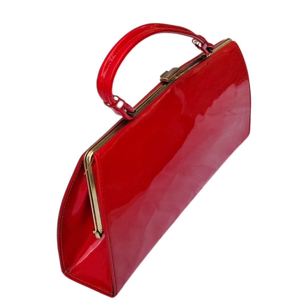 Rojo bolso charol - Boutique Insomnia Vintage