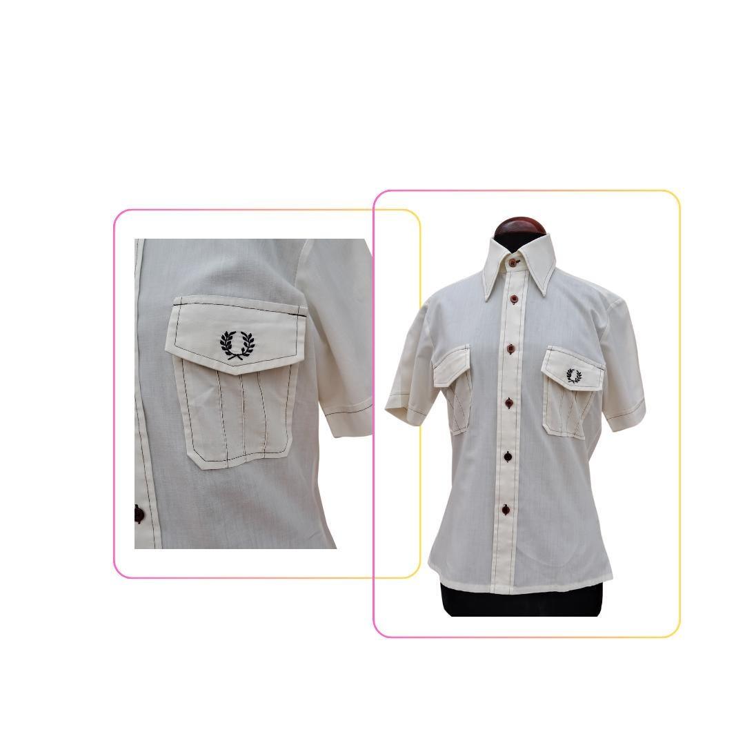 Camisa beis Fred Perry - Boutique Insomnia Vintage