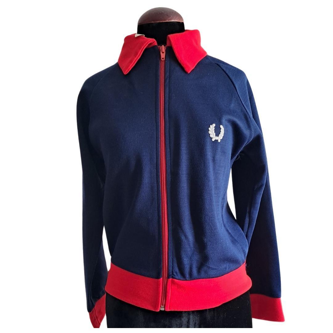 Chaqueta azul y rojo Fred Perry - Boutique Insomnia Vintage