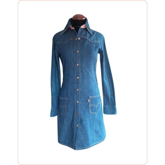 Denim Levi's vestido camisero - Boutique Insomnia Vintage