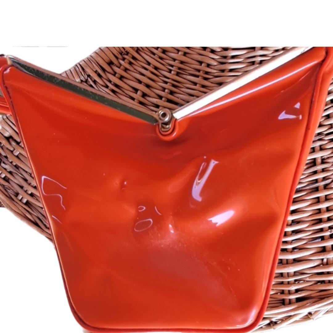 Naranja bolso charol - Boutique Insomnia Vintage