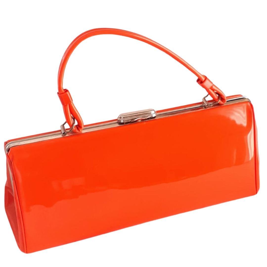 Naranja bolso charol - Boutique Insomnia Vintage