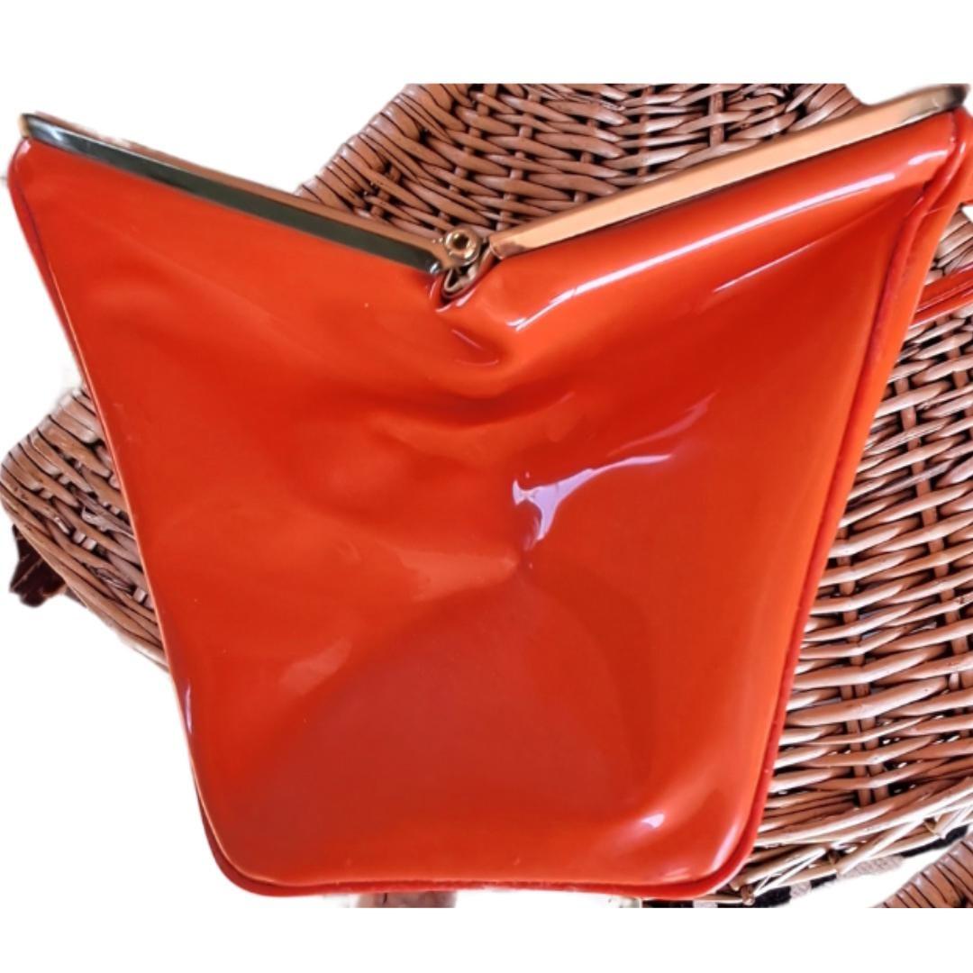 Naranja bolso charol - Boutique Insomnia Vintage