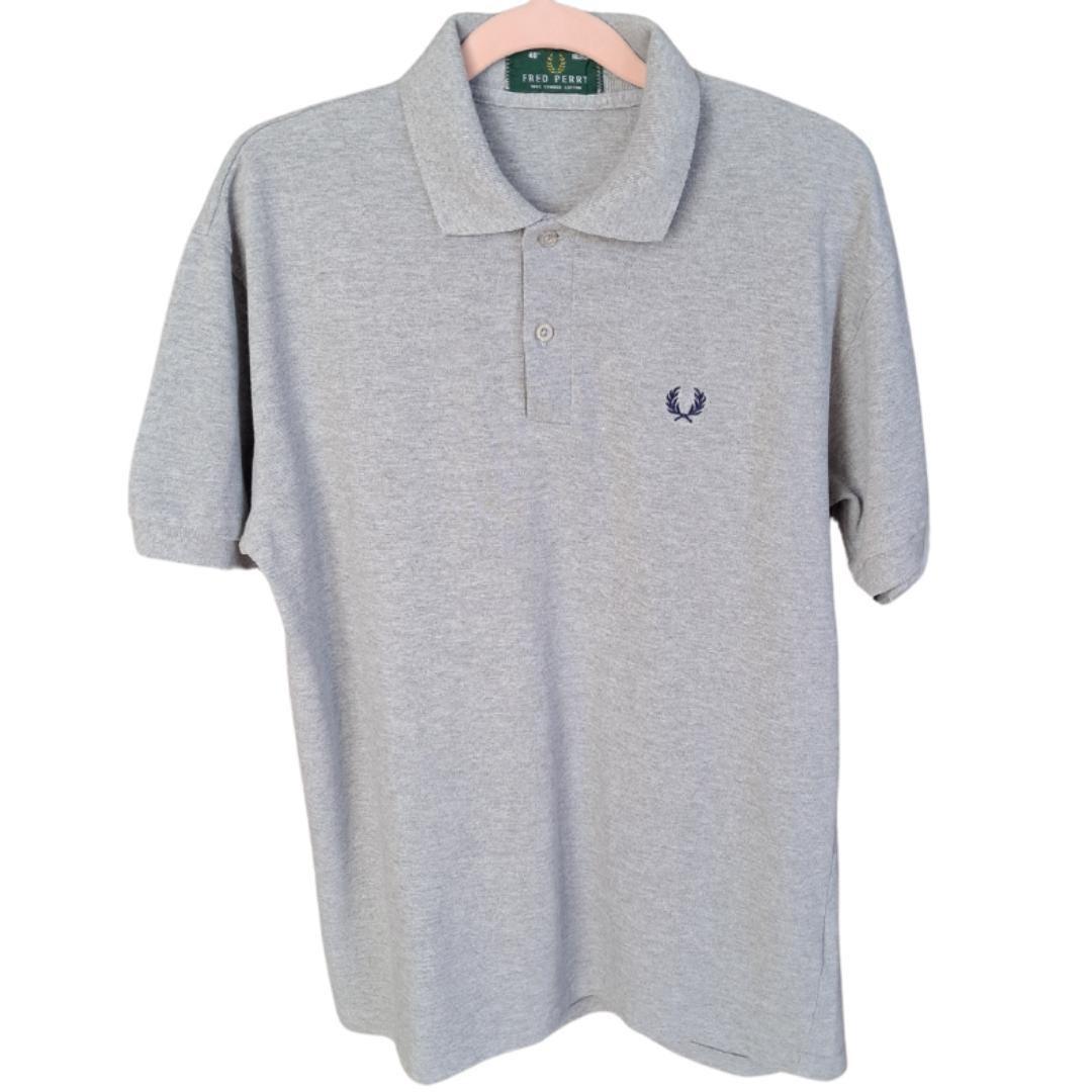 Polo gris Fred Perry - Boutique Insomnia Vintage