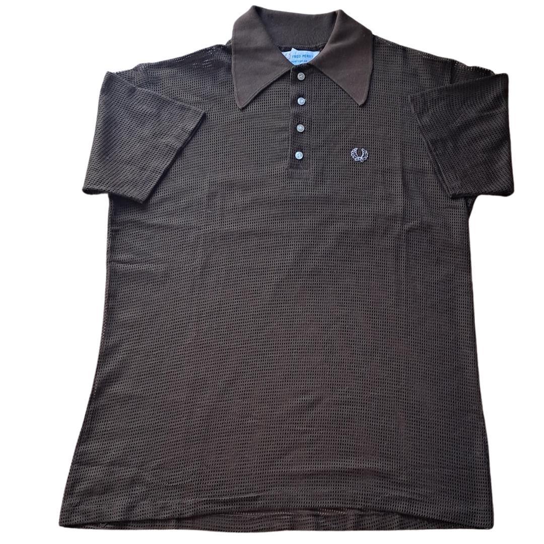 Polo marrón malla Fred Perry - Boutique Insomnia Vintage