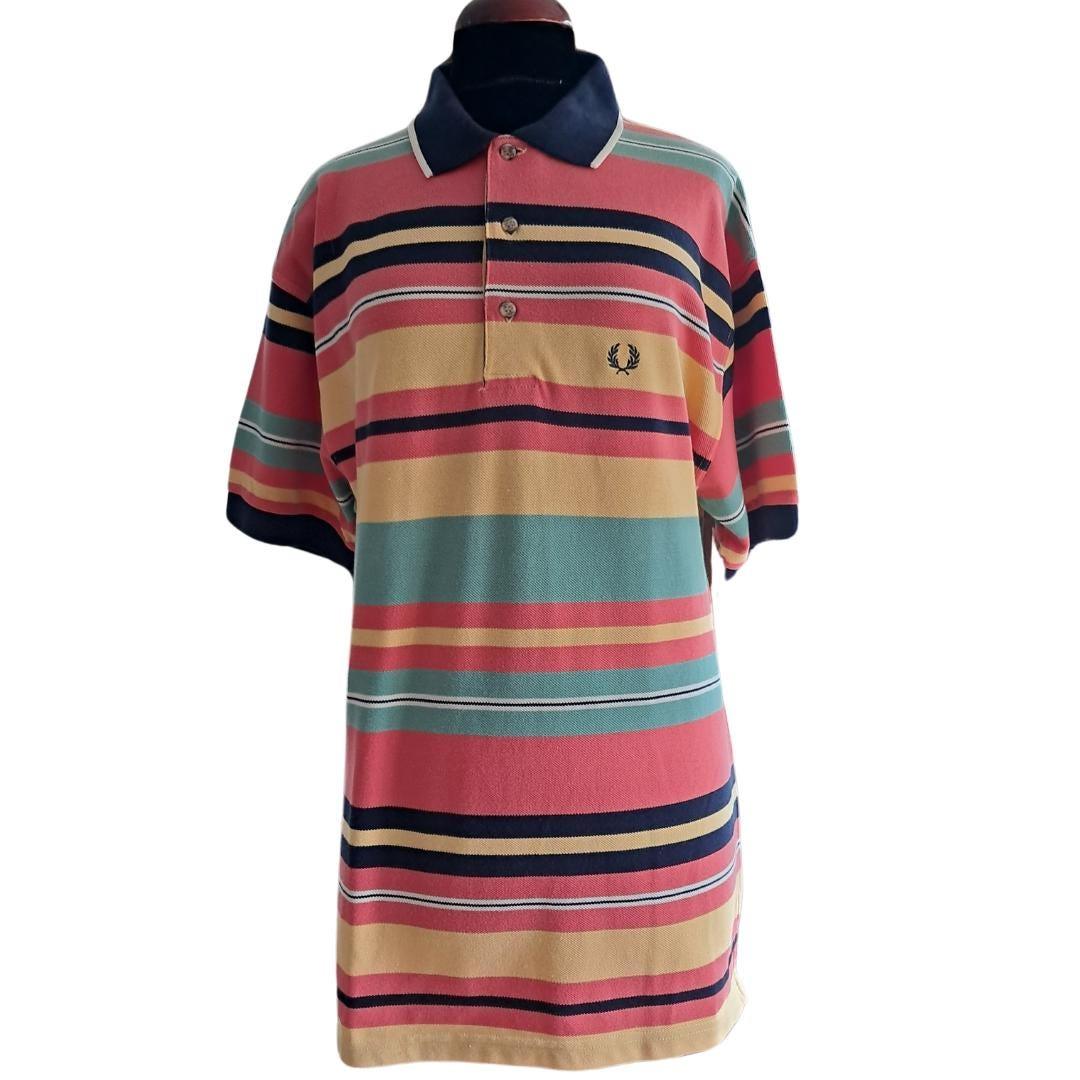 Polo multicolor rayas Fred Perry - Boutique Insomnia Vintage