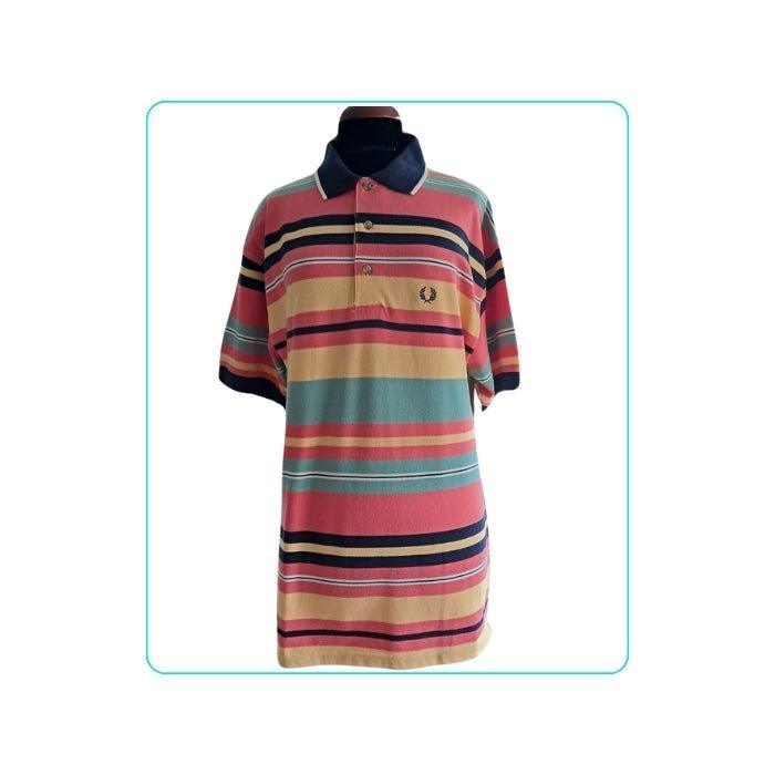 Polo multicolor rayas Fred Perry - Boutique Insomnia Vintage