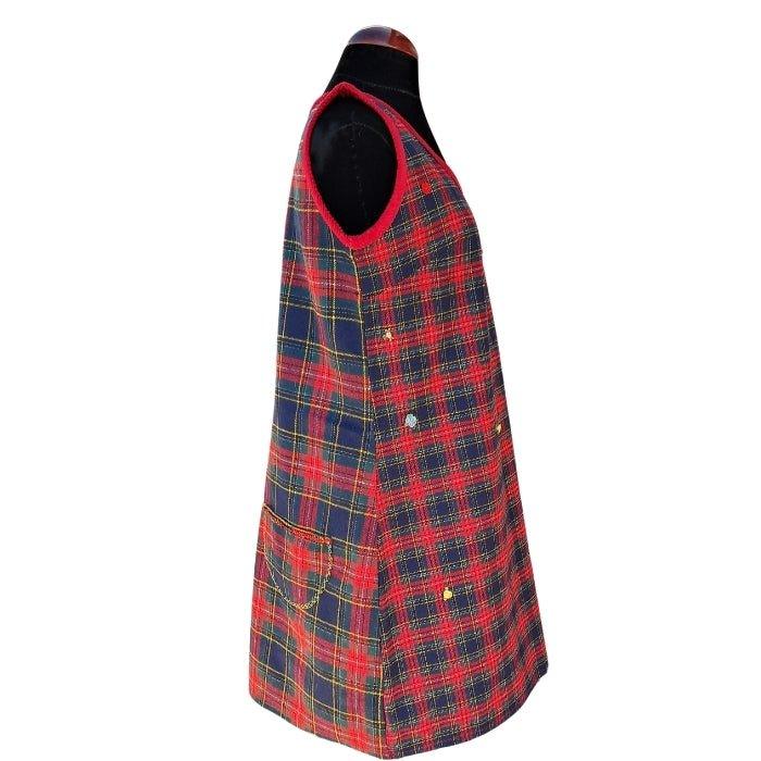 Rojo tartan pichi - Boutique Insomnia Vintage