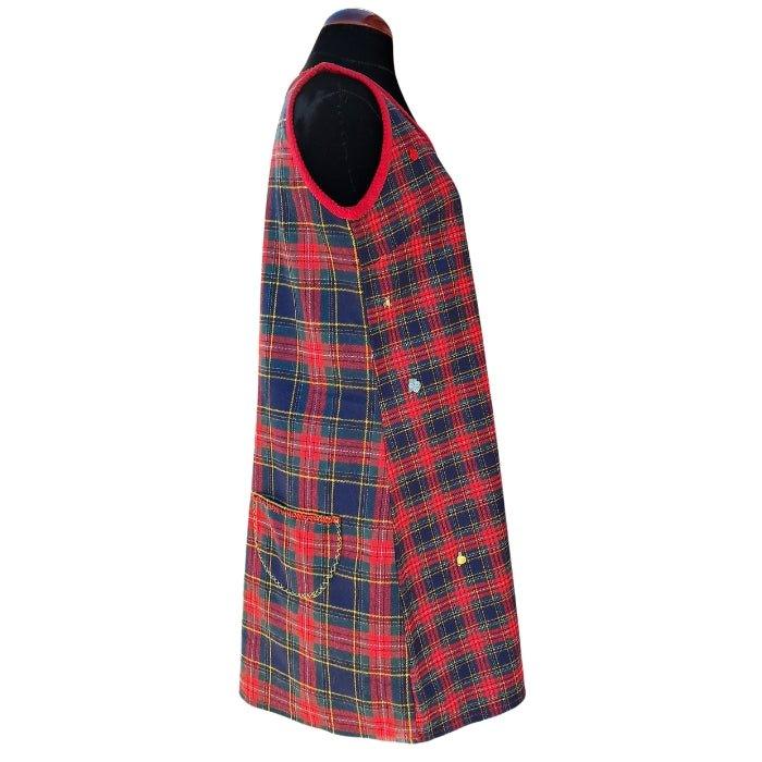 Rojo tartan pichi - Boutique Insomnia Vintage