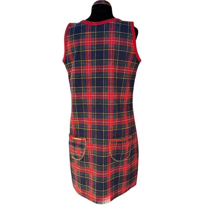 Rojo tartan pichi - Boutique Insomnia Vintage