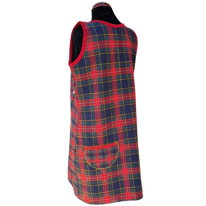 Rojo tartan pichi - Boutique Insomnia Vintage