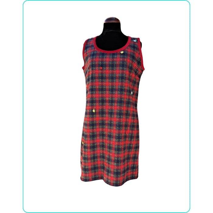 Rojo tartan pichi - Boutique Insomnia Vintage