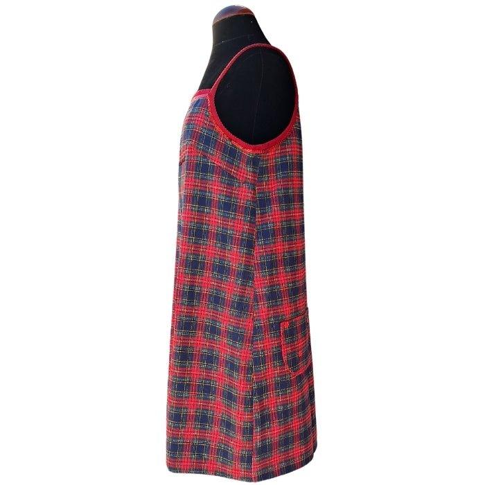 Rojo tartan pichi tirantes - Boutique Insomnia Vintage