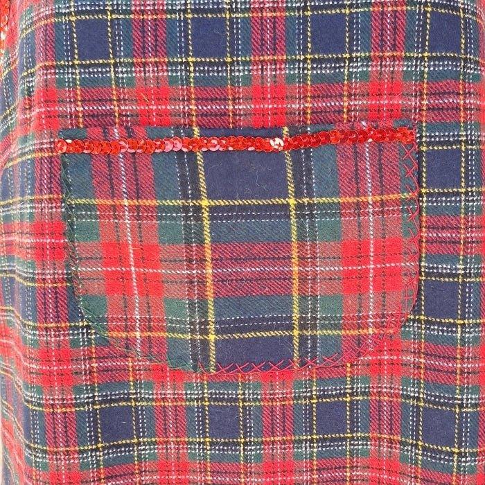 Rojo tartan pichi tirantes - Boutique Insomnia Vintage