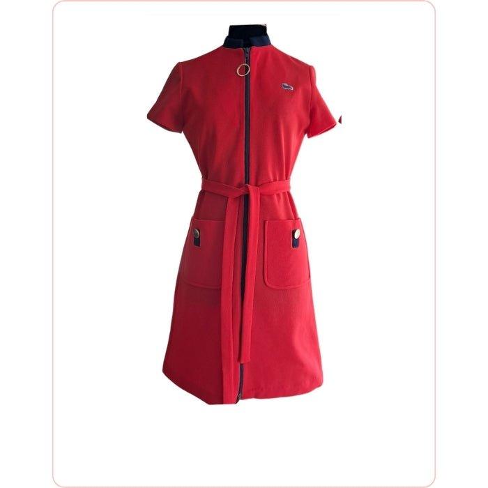 Rojo vestido Lacoste - Boutique Insomnia Vintage