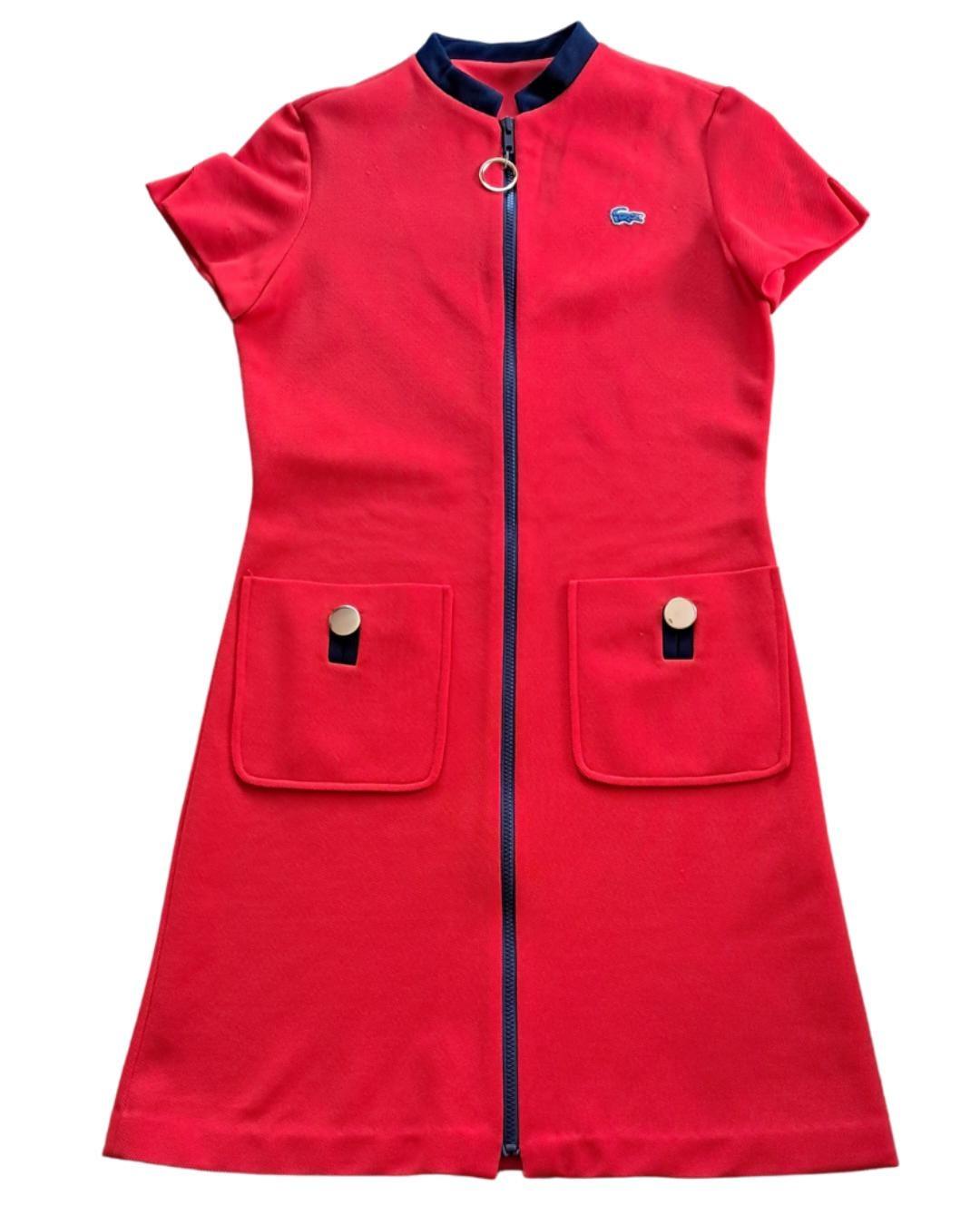 Rojo vestido Lacoste - Boutique Insomnia Vintage