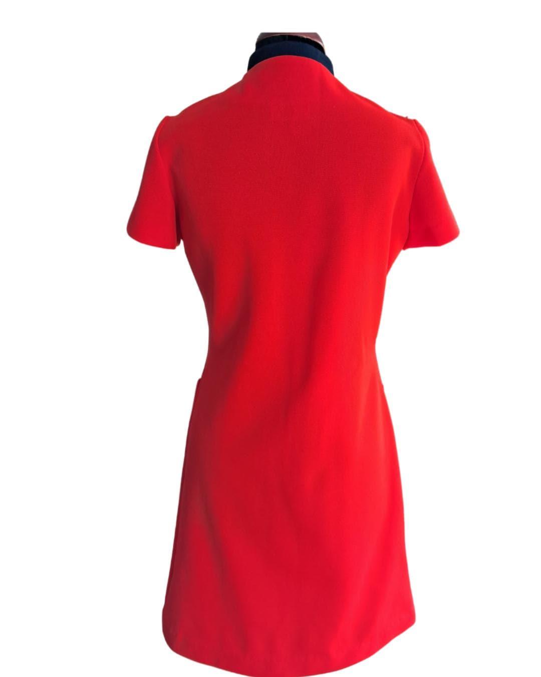 Rojo vestido Lacoste - Boutique Insomnia Vintage