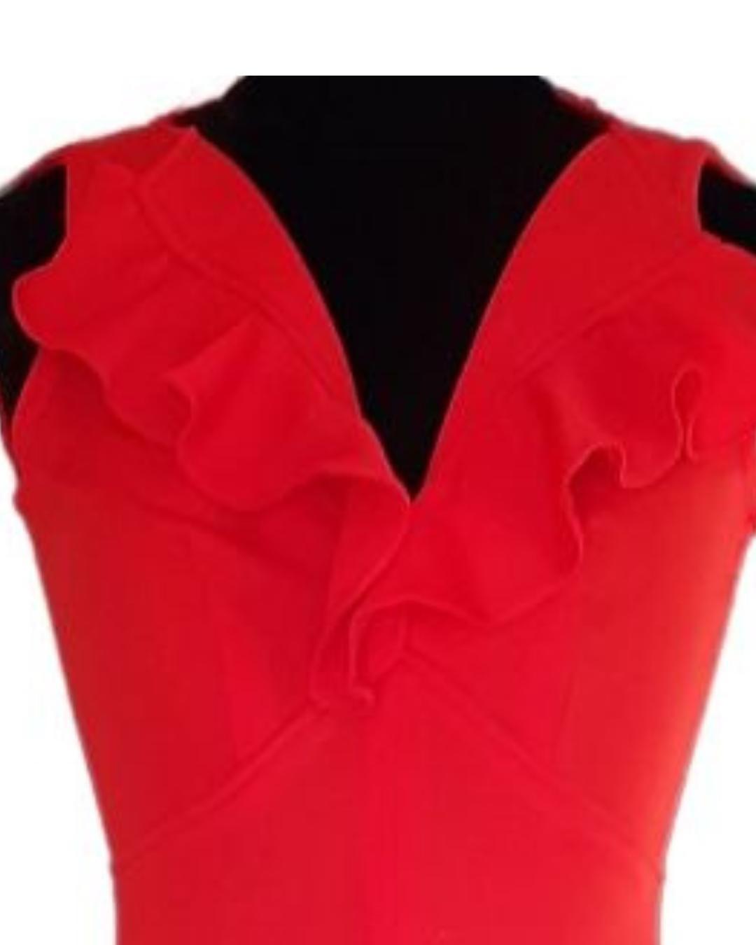 Rojo vestido largo - Boutique Insomnia Vintage