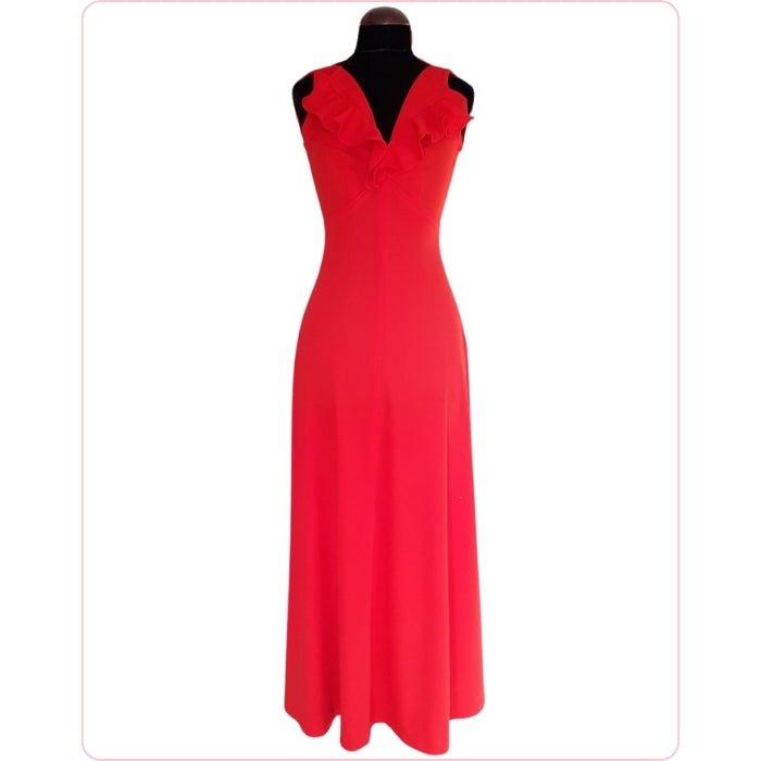 Rojo vestido largo - Boutique Insomnia Vintage