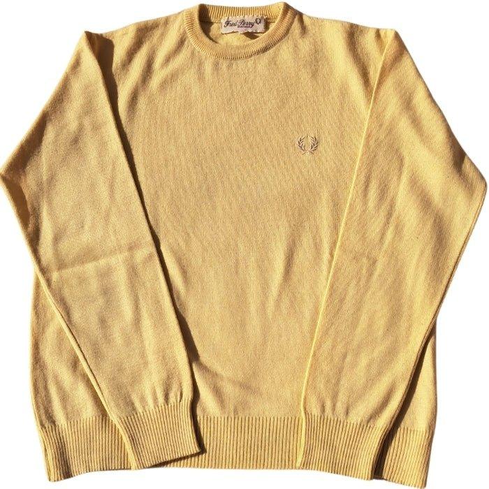 Suéter amarillo Fred Perry - Boutique Insomnia Vintage